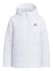 Kinder Sportjacke Kurz mit Kapuze Weiß