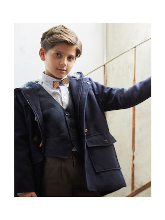 Energiers Montgomery Boys Parka Navy Blue with Lining & Ηood