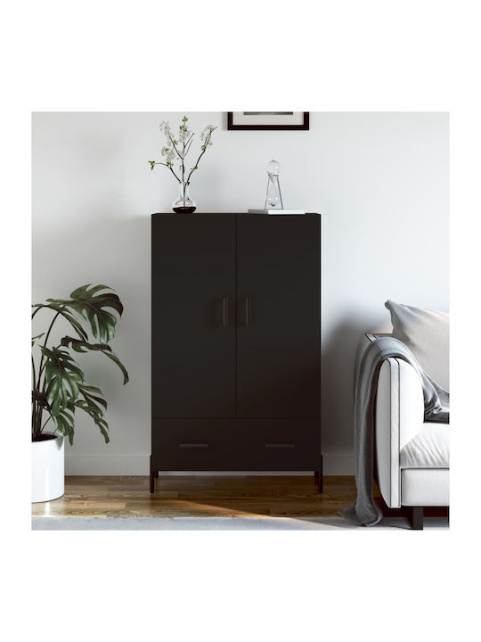 Cabinet pardoseală Negru 69.5x31x115cm