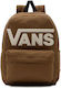 Vans MN Old Skool Drop V School Bag Backpack Junior High-High School in Brown color