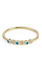 George Art Jewels Γυναικείο Δαχτυλίδι με Ζιργκόν από Ασήμι Επιχρυσωμένο