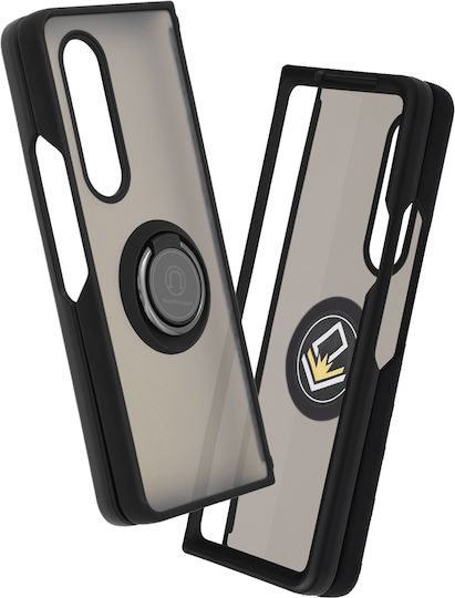 Techsuit Glinth bulk Back Cover Plastic / Silicon Negru (Galaxy Z Fold 3)