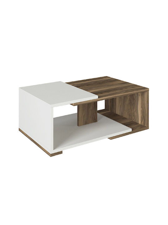 Rectangular Coffee Table Mareta White - Karydi L81.8xW50xH35cm