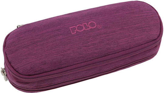 Polo Duo Box Pencil Case with 2 Compartments Violet