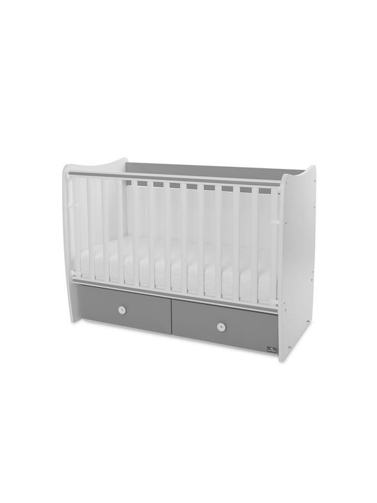 Lorelli Convertible Baby Crib Matrix White / St...