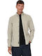 Long Sleeve Corduroy Overshirt in Regular Fit Beige