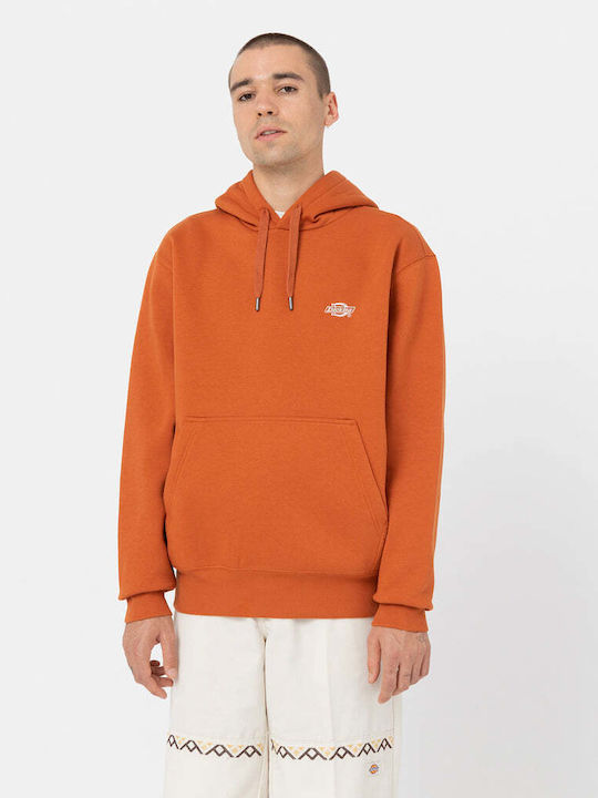 Dickies Summerdale Φούτερ με Κουκούλα Καφέ