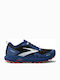 Brooks Cascadia 17 Ανδρικά Αθλητικά Παπούτσια Running Μπλε Αδιάβροχα με Μεμβράνη Gore-Tex