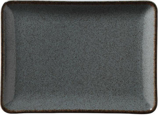 Kutahya Porselen Rectangulars Porcelain Serving Platter Blue 18x13cm