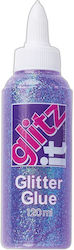 Docrafts Κόλλα Glitter Μωβ 120ml
