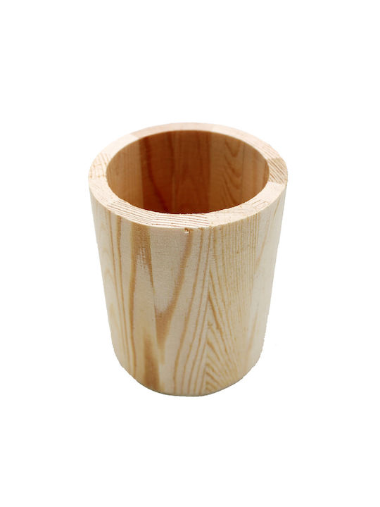 Wooden Decorative Container Cylinder - Lead Holder 6DIS24