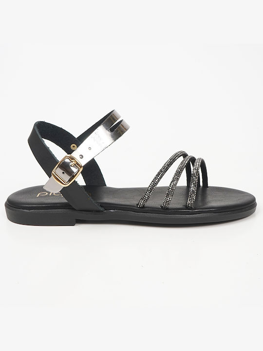 Piazza Shoes Handmade Women's Sandals Black