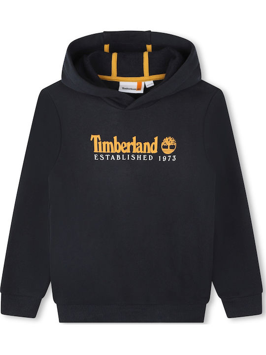 Timberland Kids Sweatshirt with Hood Blue