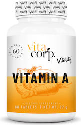 VitaCorp Vitality Vitamin A Витамин 60 Таблетки