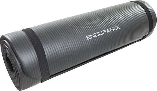 Endurance Exercise Mat Black (180x61x1.5cm)