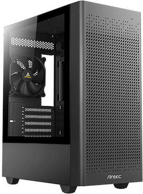 Antec NX500M Mini Tower Κουτί Υπολογιστή με Πλαϊνό Παράθυρο Μαύρο