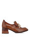 Hispanitas Leather Brown Medium Heels