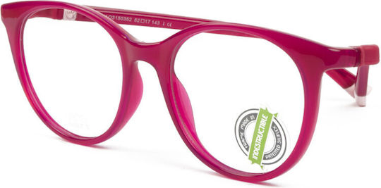 Nanovista Glitch 3.0 Children's Plastic Eyeglass Frame Purple NAO3150352