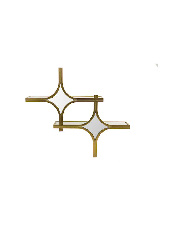 Shelf Wall 65x15x60cm Gold