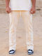 Jogginghose mit Gummizug Beige