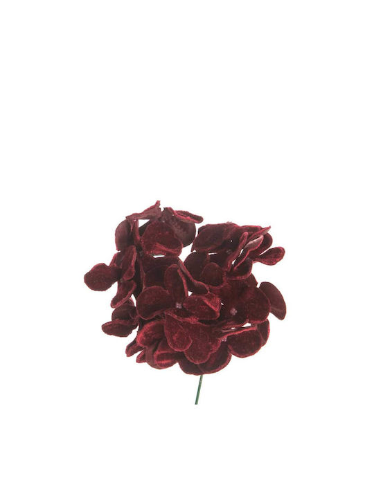 Weihnachtsdekoration Stoff Blume Länge 19cm.