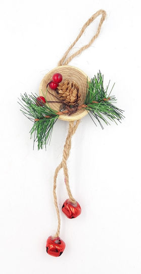 Weihnachtsdekoration Holz Kiefer Länge 20cm.