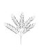 Inart Christmas Decorative Branch 72cm
