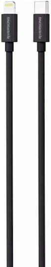 Riversong Lotus 08 Regular la Cablu Lightning 20W Negru 1m (CL76BL)