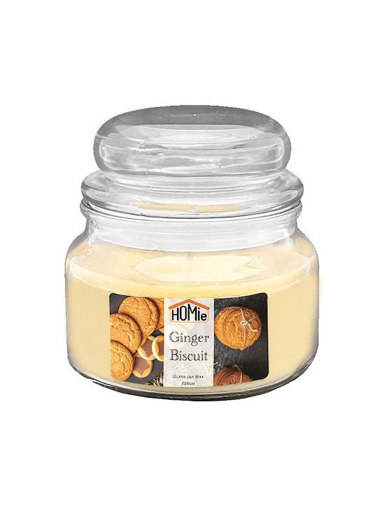 HOMie Scented Candle Jar Beige 226gr 1pcs