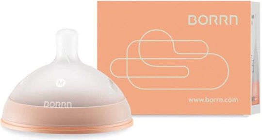 Borrn Silicone Baby Bottle Teat Medium Flow for 3+ months