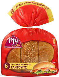 My Gusto Σταρένια Ψωμάκια Sandwich 480gr