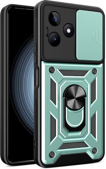 Sliding Camera Back Cover Πλαστικό Τιρκουάζ (Realme C53)