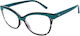 Readers Damen Lesebrille +2.50 Petrol Blue BL160