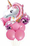 Set of 8 Balloons Foil Birthday-Celebration