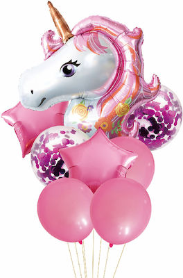 Set of 8 Balloons Foil Birthday-Celebration