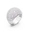 Swarovski Damen Ring mit Steinen aus Silber