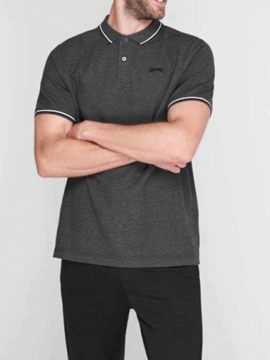 Slazenger Polo Μπλούζα Κοντομάνικη Γκρι