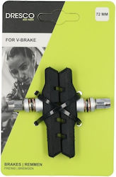 Dresco Fahrradbremsbeläge für V-Brakes Dresco Fahrradbremsbeläge für V-Brakes