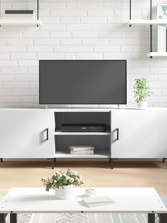 TV-Ständer Weiß M150xT30xH50cm