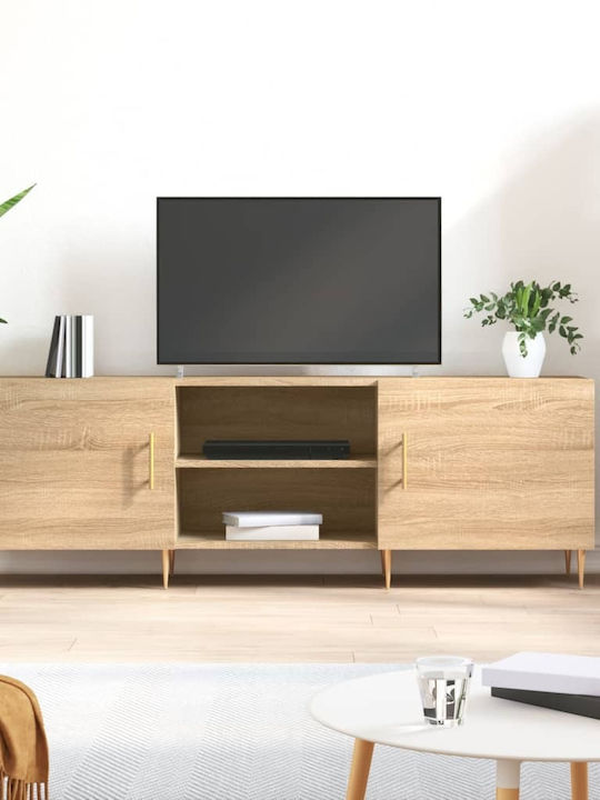 Particle Board TV Furniture Sonoma L150xW30xH50cm