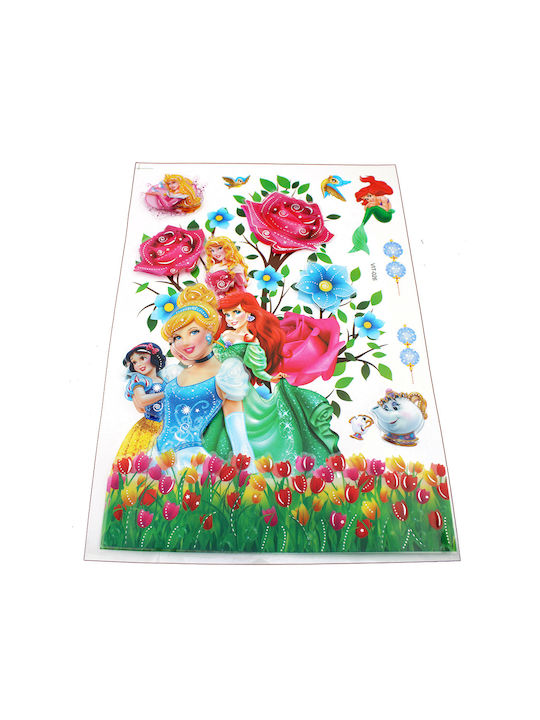 Kids 3D Wall Sticker Princesses