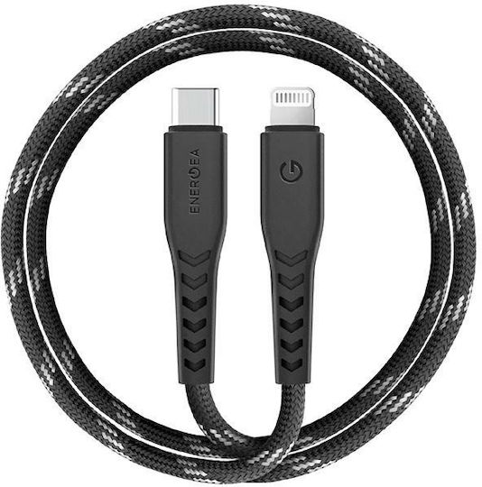 Energea C94 Braided USB-C to Lightning Cable Black 3m