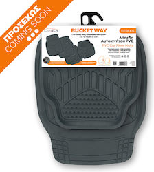 Cartech Set Față și Spate 4 Bucăți Covoare Auto Negre Cartech Set Față și Spate 4 Bucăți Covoare Auto Negre