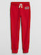 Kids Sweatpants Red Logo Pull-On