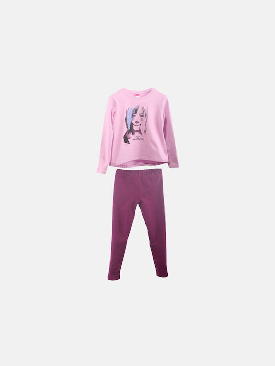 Joyce Kids Set with Leggings Winter 2pcs Lilac