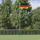 Flagge von Deutschland Polyester mit einem Einsatz 6,23 m. aus Aluminium