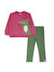 Tuc Tuc Kids Set with Leggings Winter 2pcs Fuchsia