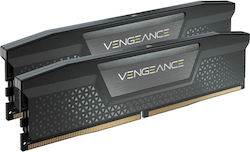 Corsair Vengeance 64GB DDR5 RAM with 2 Modules (2x32GB) and 6000 Speed for Desktop