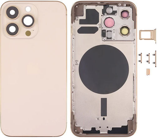 Καπάκι Μπαταρίας Back Housing Πίσω Χρυσό για iPhone 13 Pro