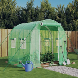 vidaXL 364073 Greenhouse Tunnel with Metal Frame 2x2x2m